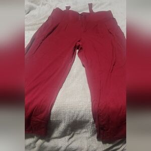 torrid Deep Red High-Waist Pants Size 14 R